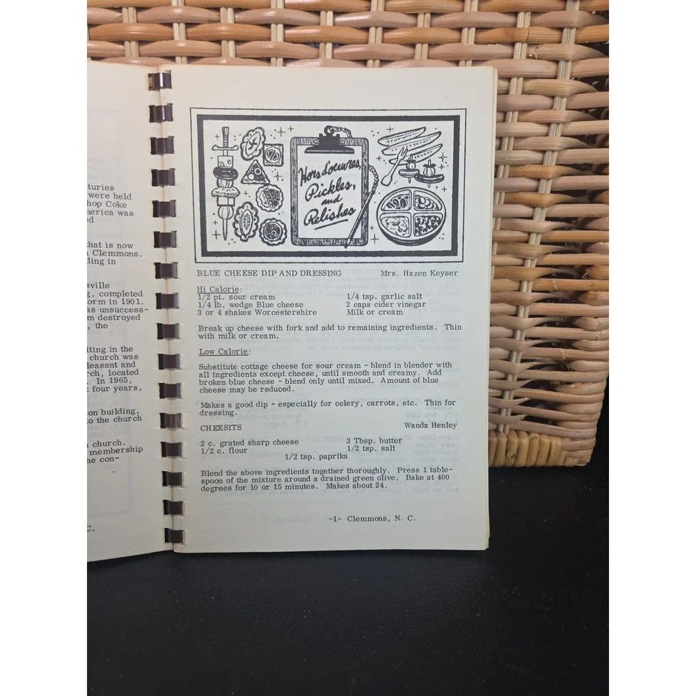 Clemmons‎ United Methodist Church Cookbook Vintage Clemmons, North Carolina